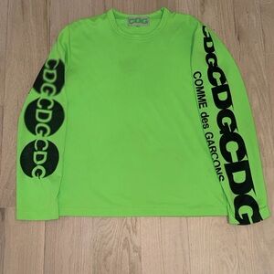 Comme des Garçons Green Long Sleeve Shirt